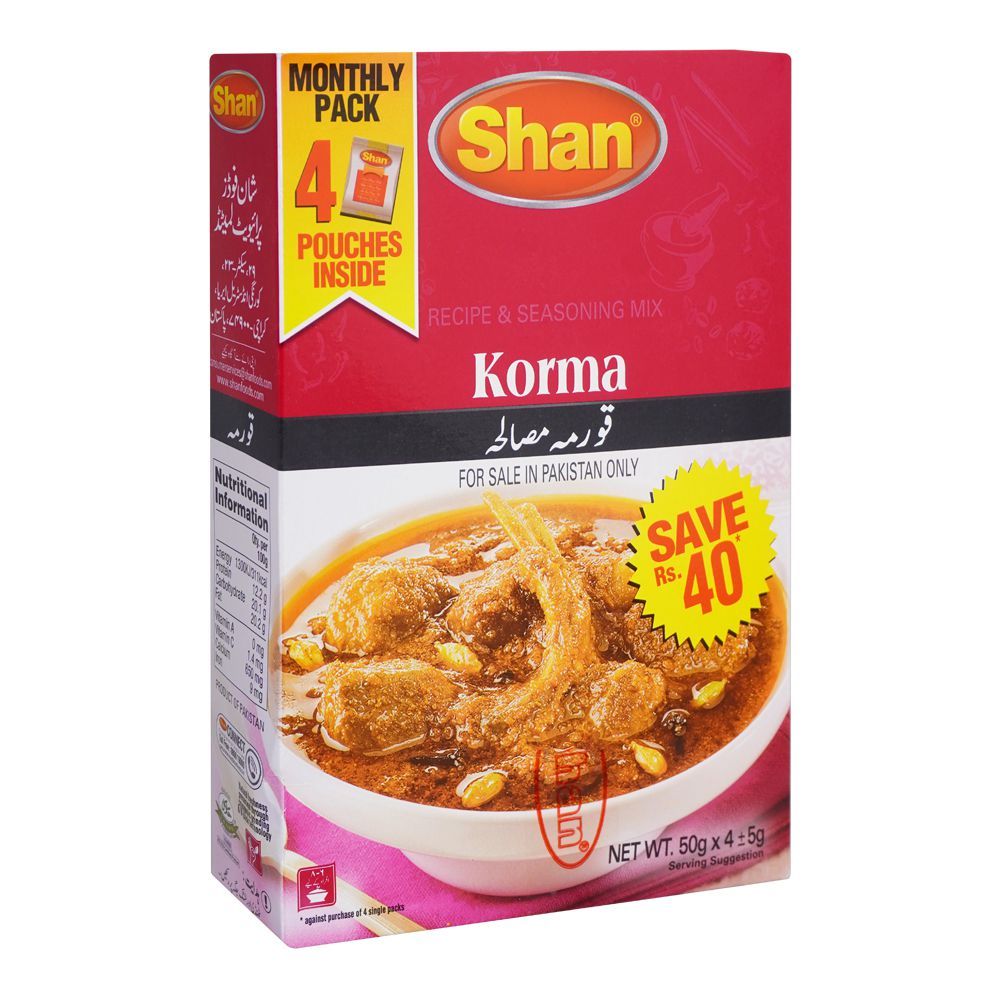 Shan Korma Masala Range